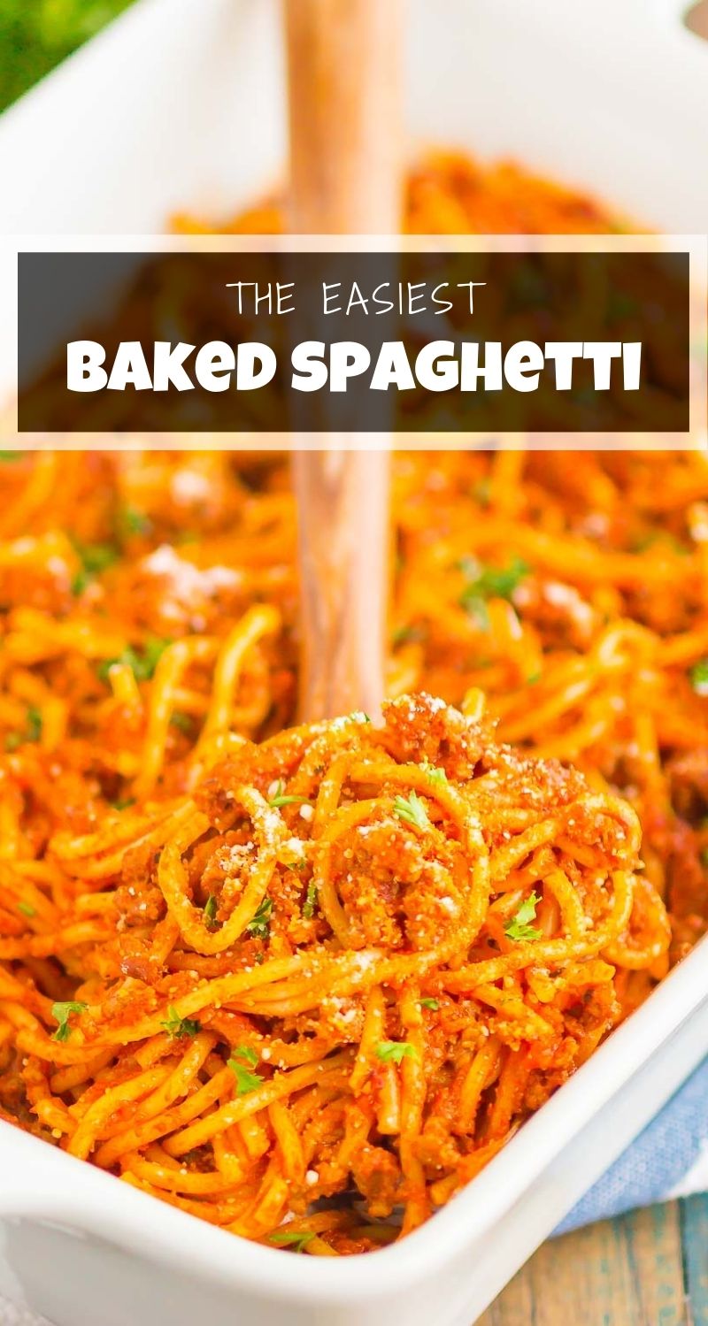 Easy Baked Spaghetti Recipe - Pumpkin 'N Spice