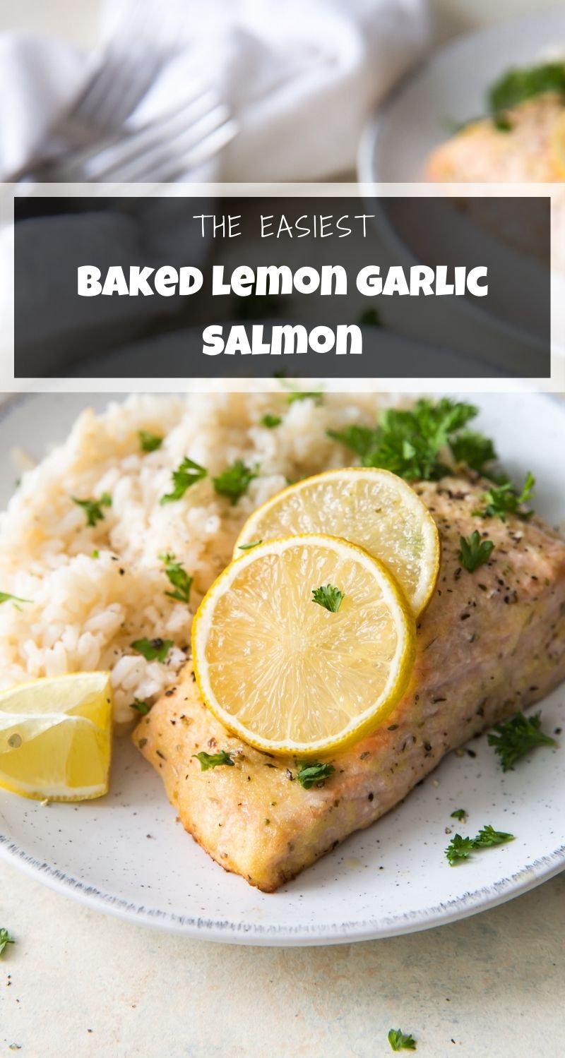 Baked Garlic Lemon Salmon Recipe - Pumpkin 'N Spice