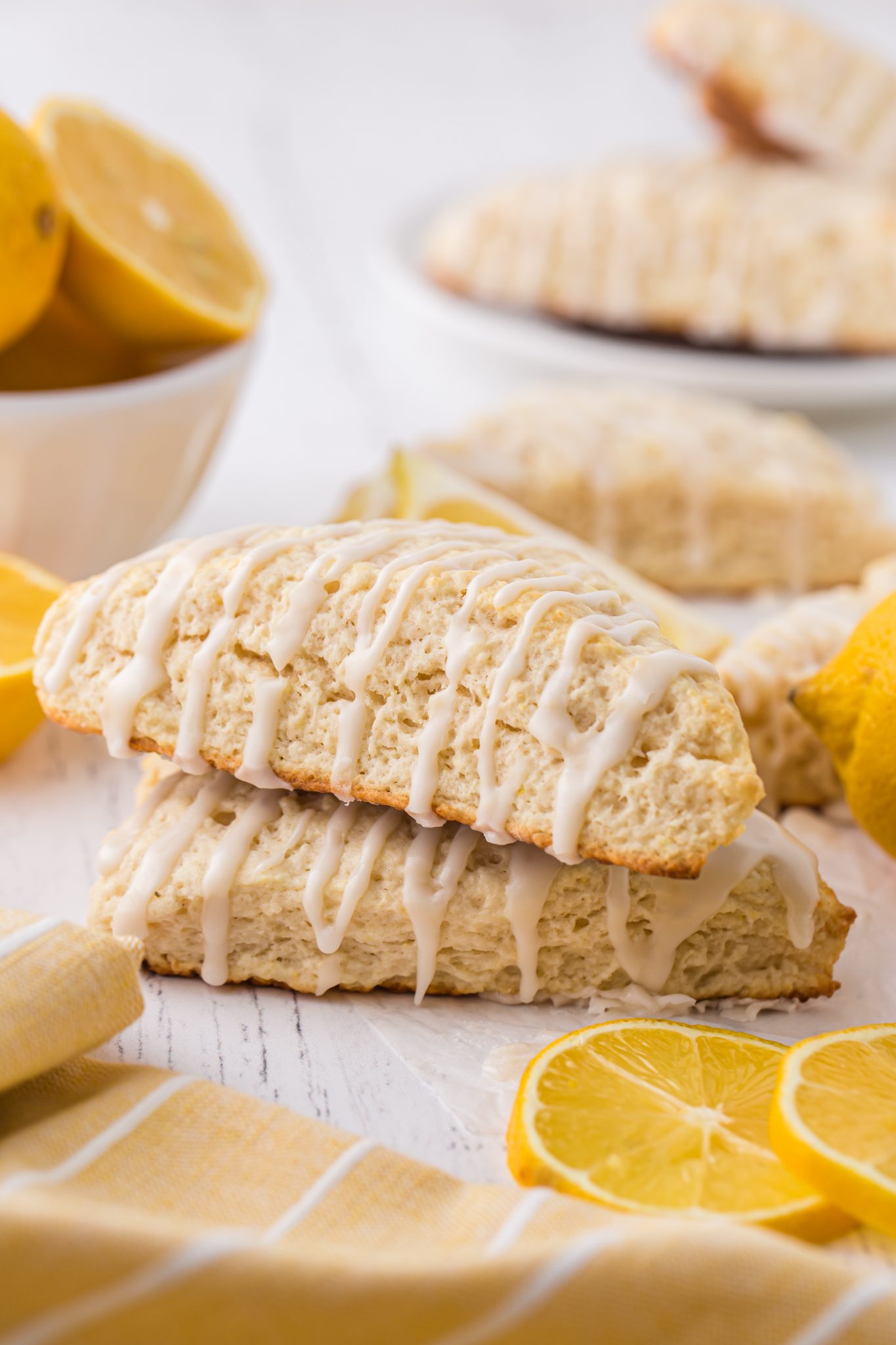 Glazed Lemon Scones - Pumpkin 'N Spice