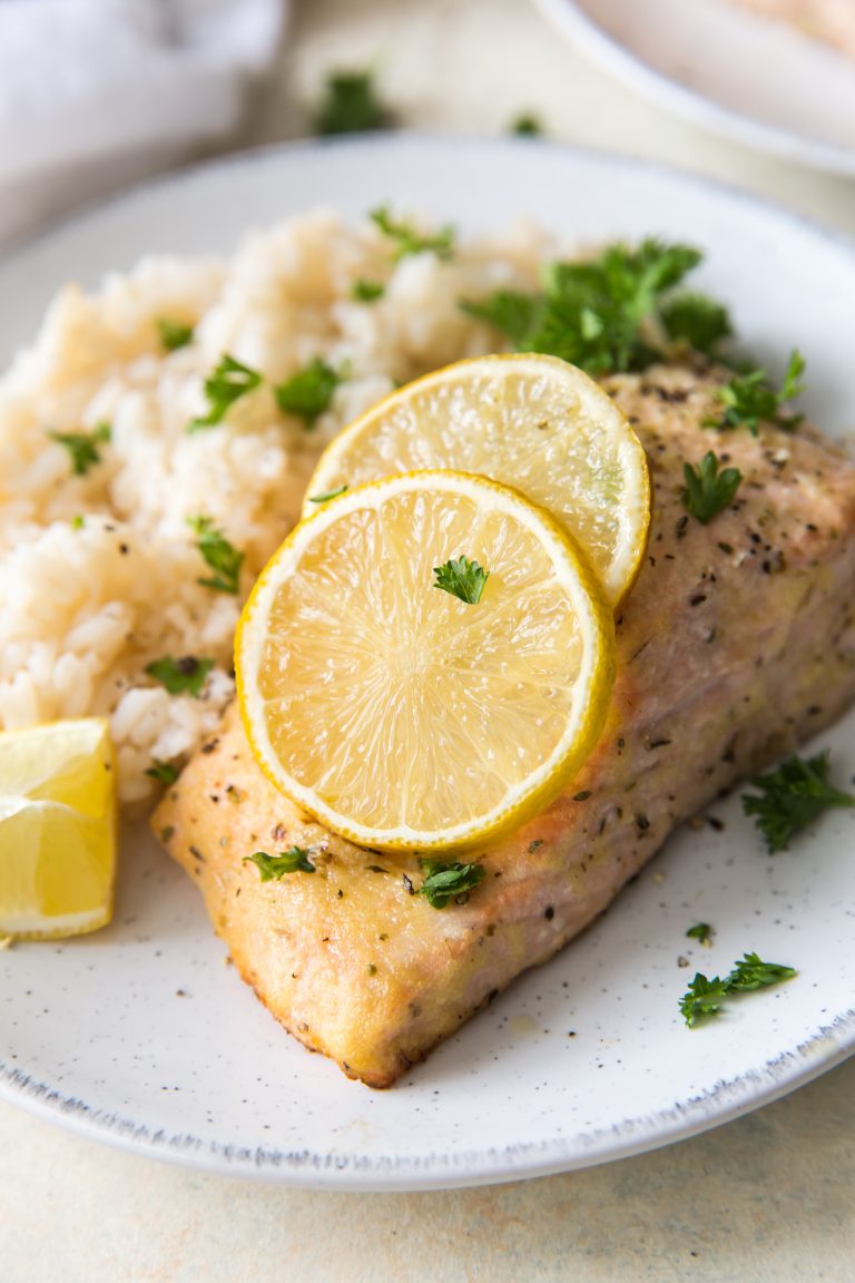 Baked Garlic Lemon Salmon Recipe - Pumpkin 'N Spice