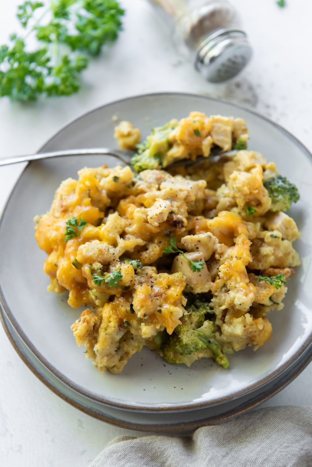 Chicken Broccoli Stuffing Casserole (so Easy!) - Pumpkin 'n Spice