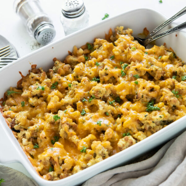 Chicken Broccoli Stuffing Casserole (So Easy!) - Pumpkin 'N Spice