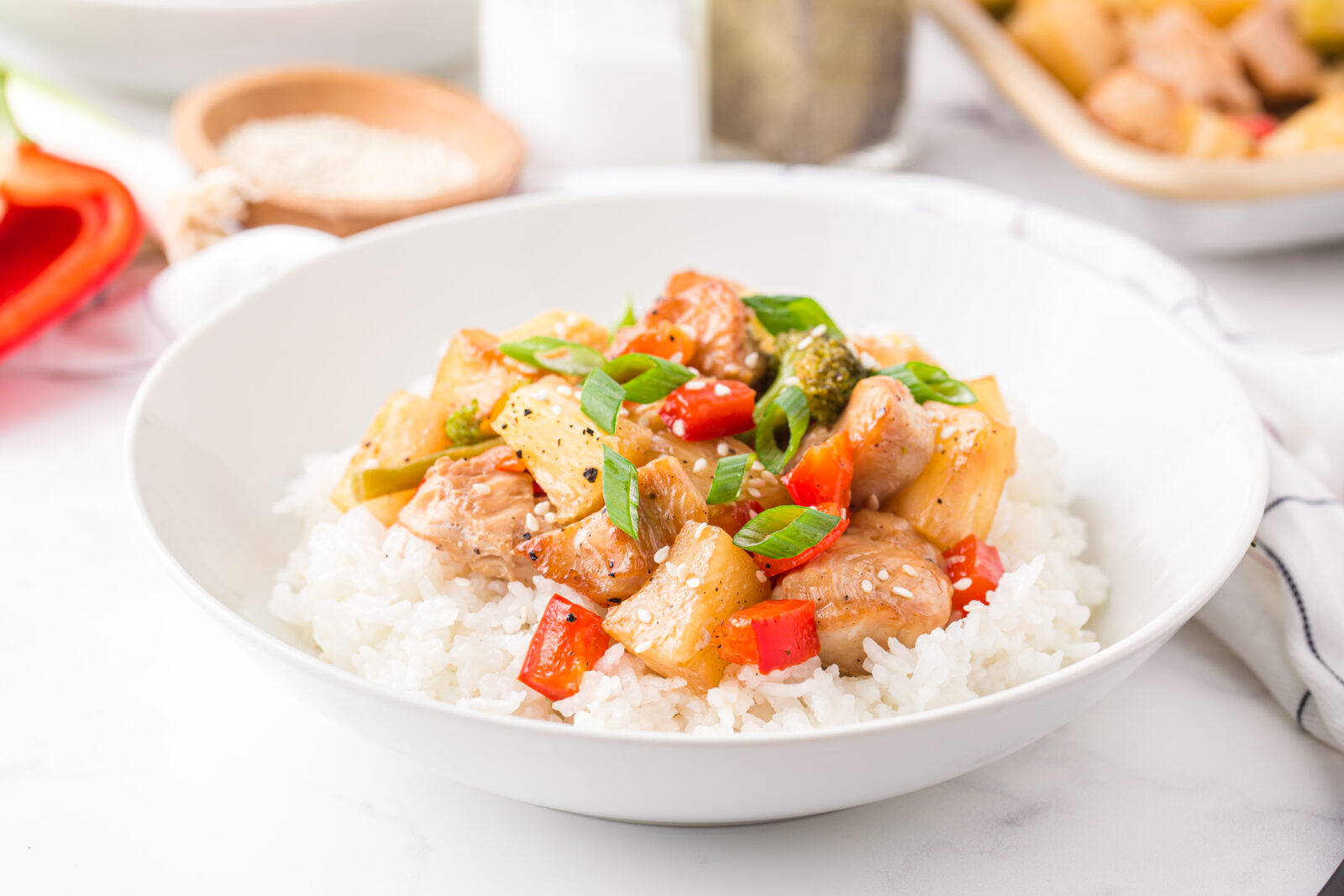 Freezer Teriyaki Chicken Rice Bowl - Easy Peasy Meals