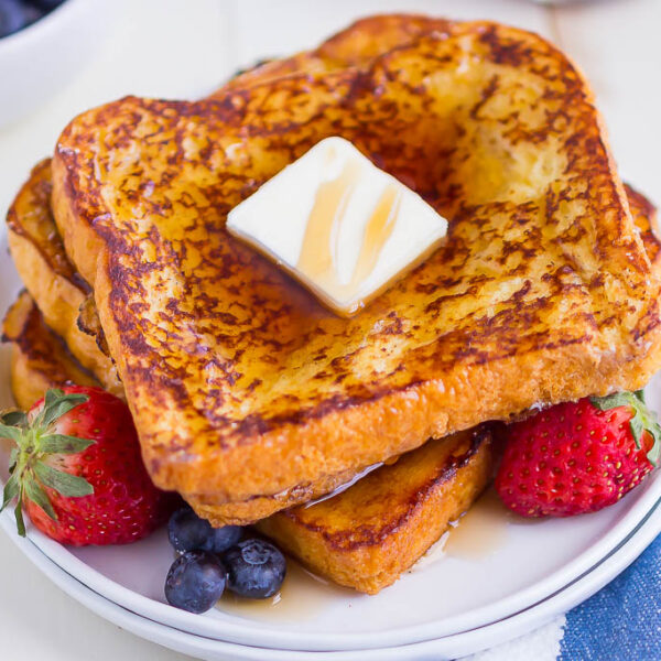 Easiest Brioche French Toast Recipe - Pumpkin 'N Spice