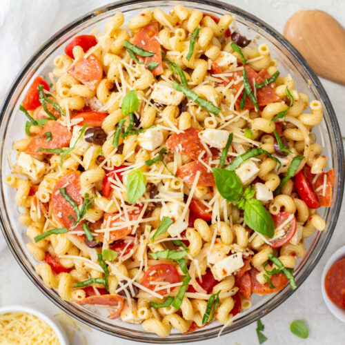 Pepperoni Pizza Pasta Salad - Pumpkin 'N Spice