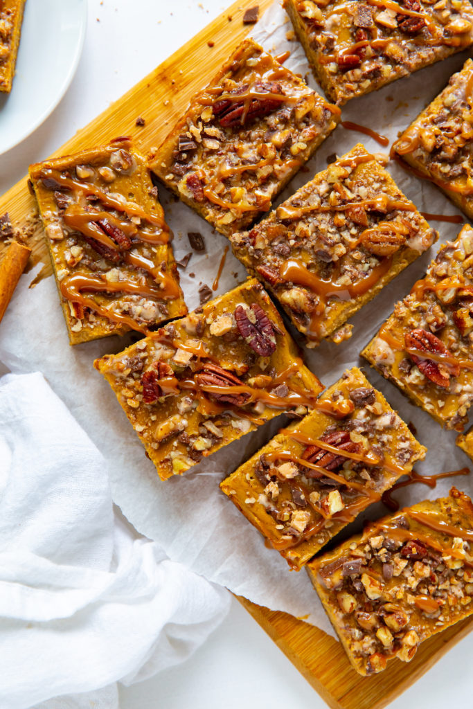 Pumpkin Pecan Bars - Pumpkin 'N Spice