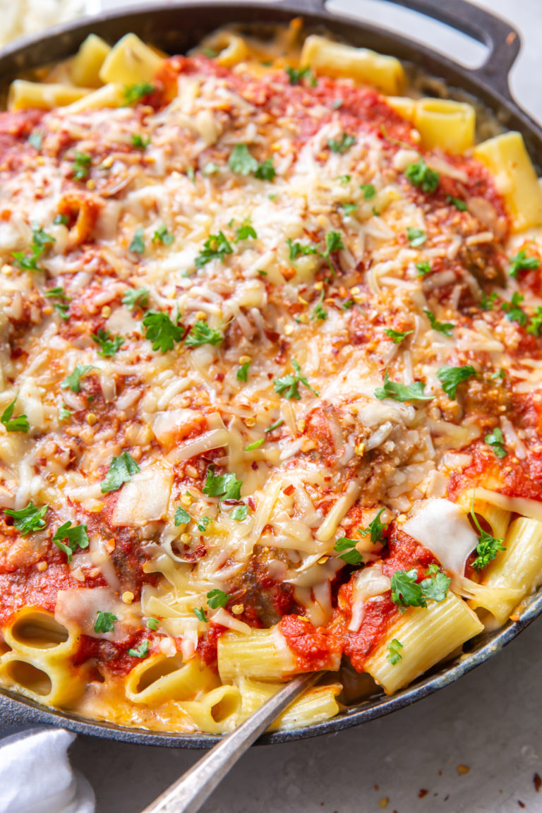 Meatball Mac and Cheese - Pumpkin 'N Spice