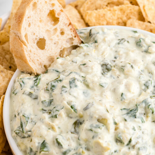 Crock Pot Spinach Artichoke Dip - Pumpkin 'N Spice