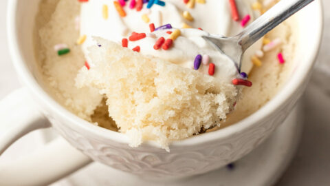 Vanilla Mug Cake No Egg  Eggless Vanilla Mug Cake {Microwave) » Foodies  Terminal