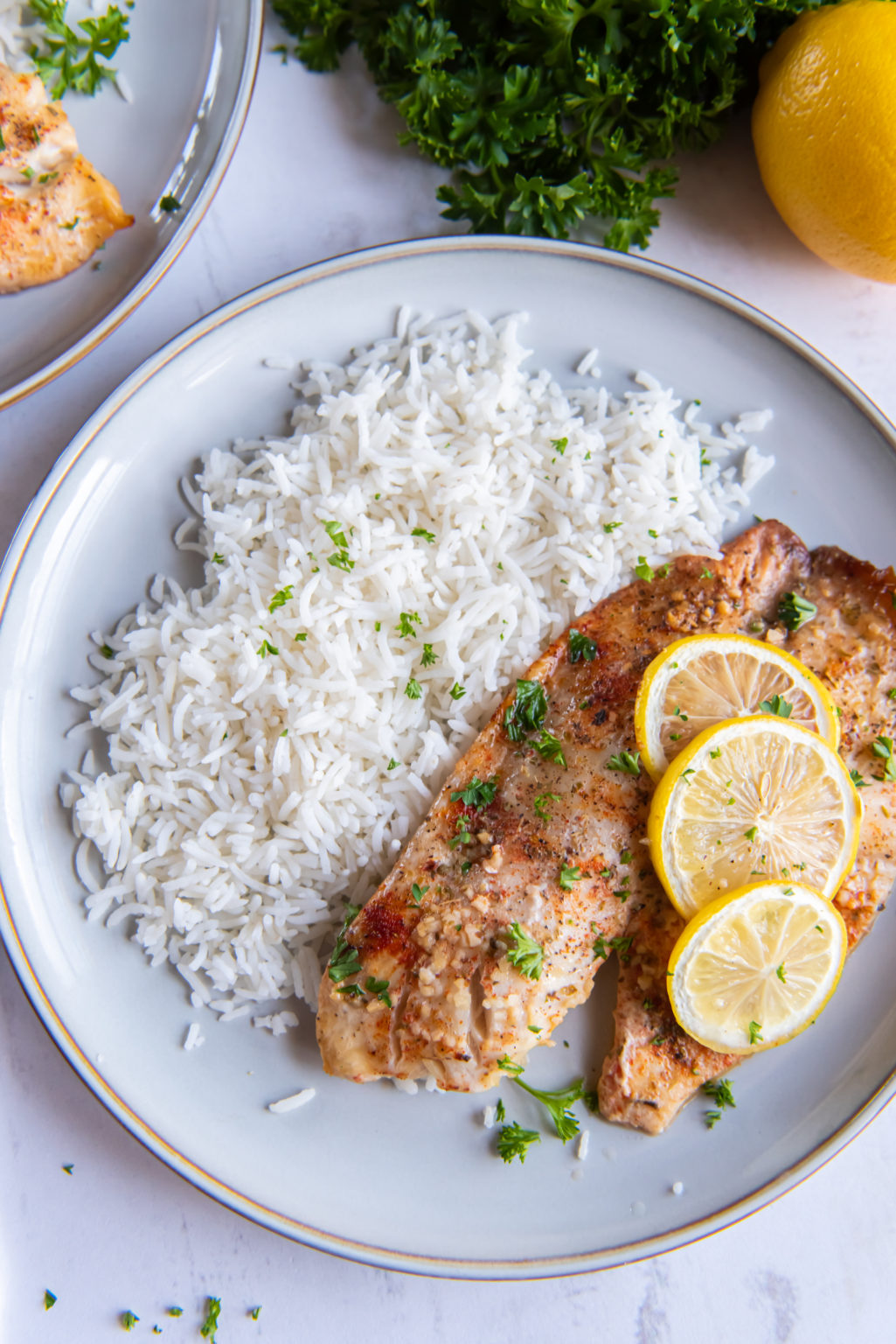 Garlic Lemon Tilapia Pumpkin 'N Spice