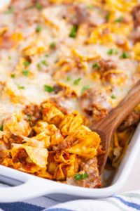 Easy Cheesy Baked Tortellini with Meat Sauce - Pumpkin 'N Spice