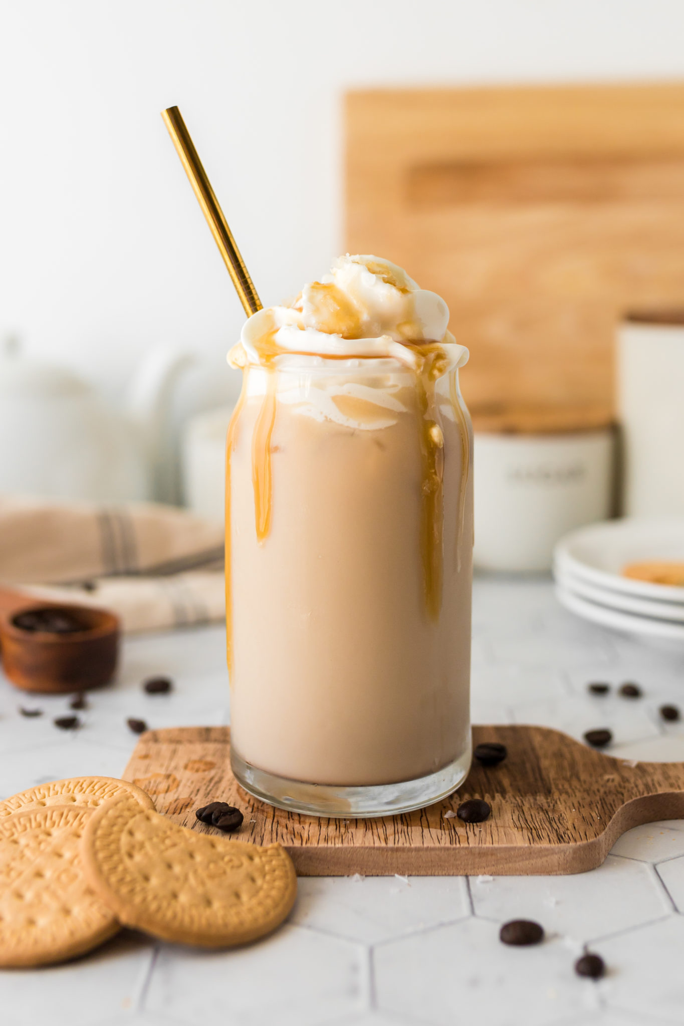 Iced Caramel Latte - Pumpkin 'N Spice