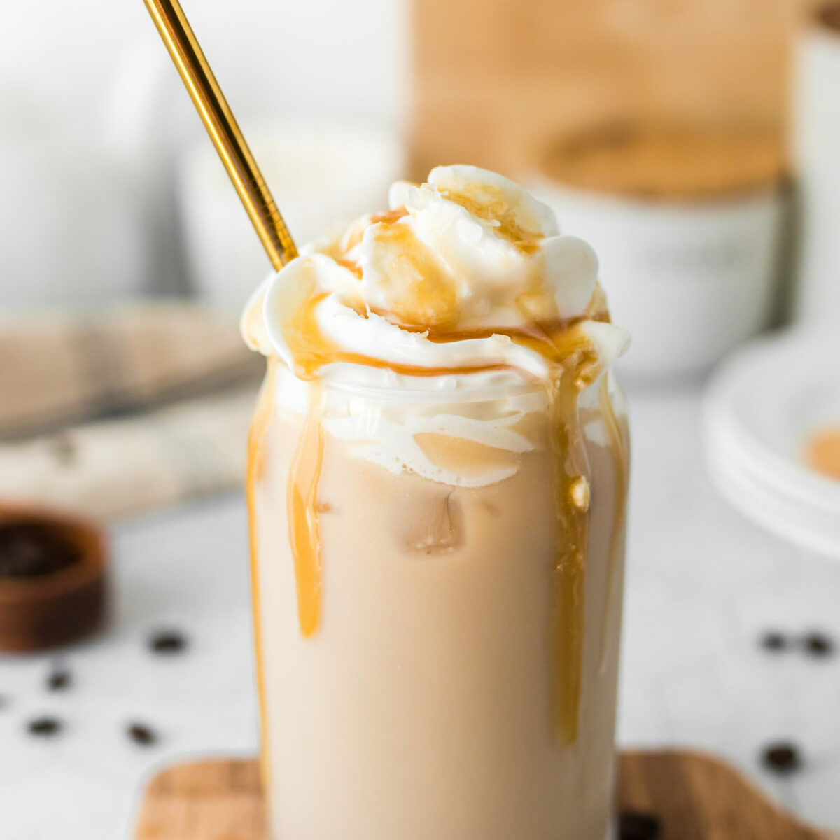 Iced Caramel Latte - Pumpkin 'N Spice