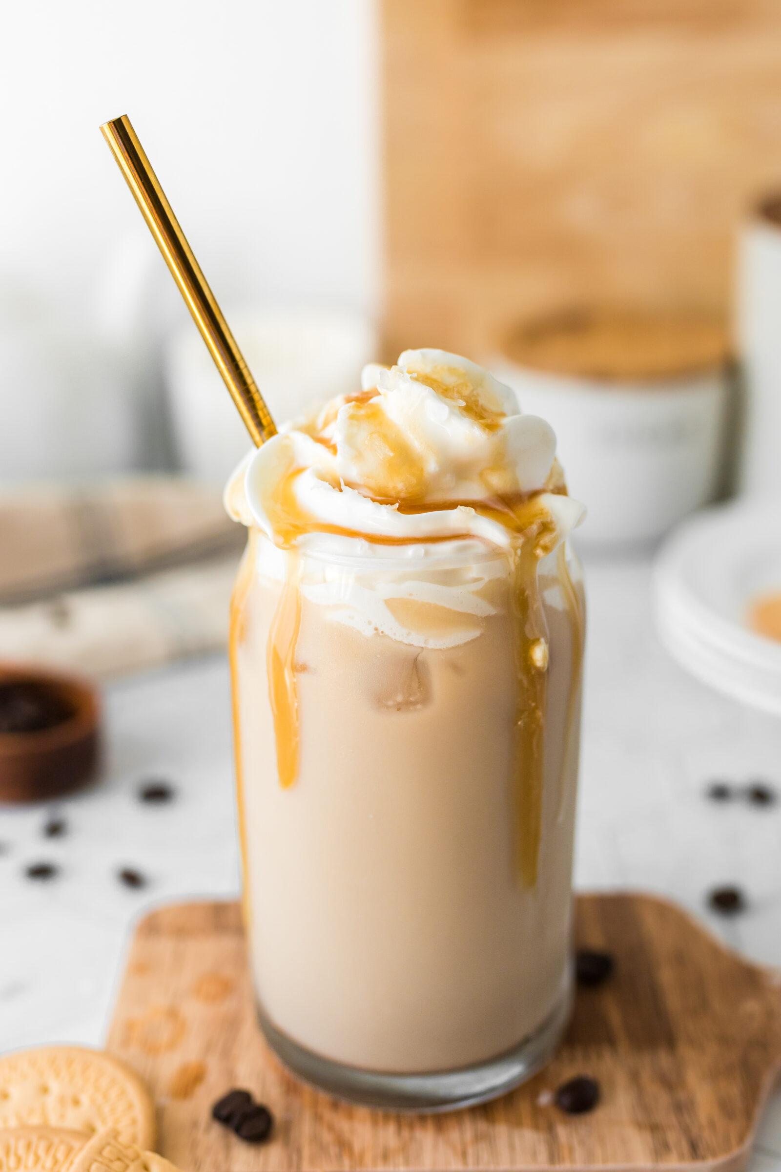 How to Make a Caramel Iced Latte at Home - Delishably