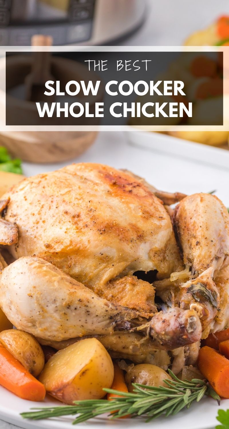 Slow Cooker Whole Chicken - Pumpkin 'N Spice