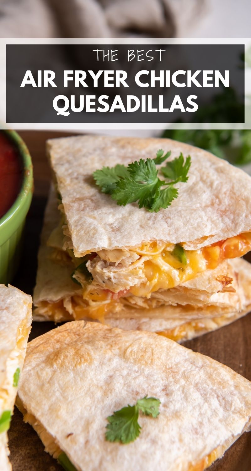 Air Fryer Chicken Quesadilla Pumpkin 'N Spice