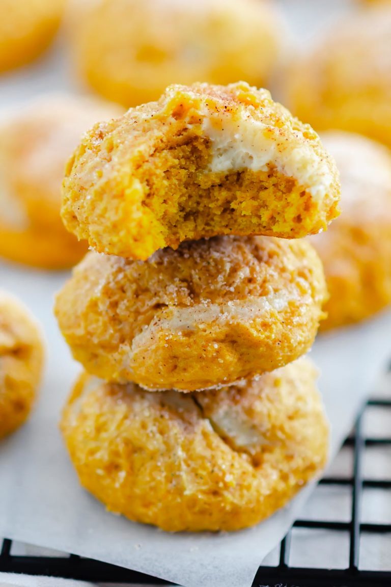 Pumpkin Cheesecake Cookies - Pumpkin 'N Spice