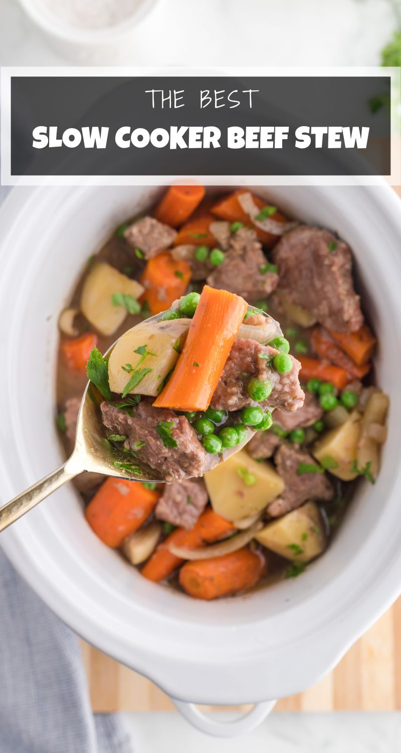 Old-Fashioned Slow Cooker Beef Stew - Pumpkin 'N Spice