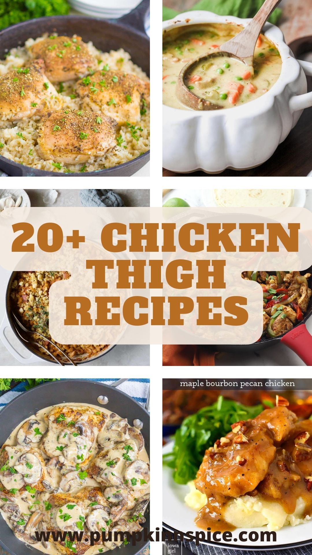 20 Boneless Skinless Chicken Thigh Recipes - Pumpkin 'N Spice