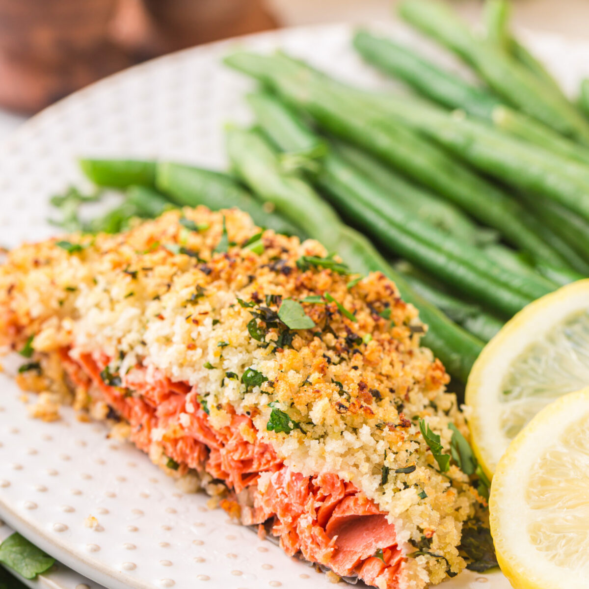 Herb Crusted Salmon - Pumpkin 'N Spice