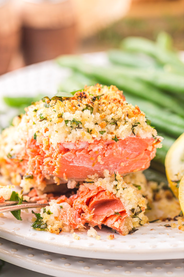 Herb Crusted Salmon Pumpkin 'N Spice