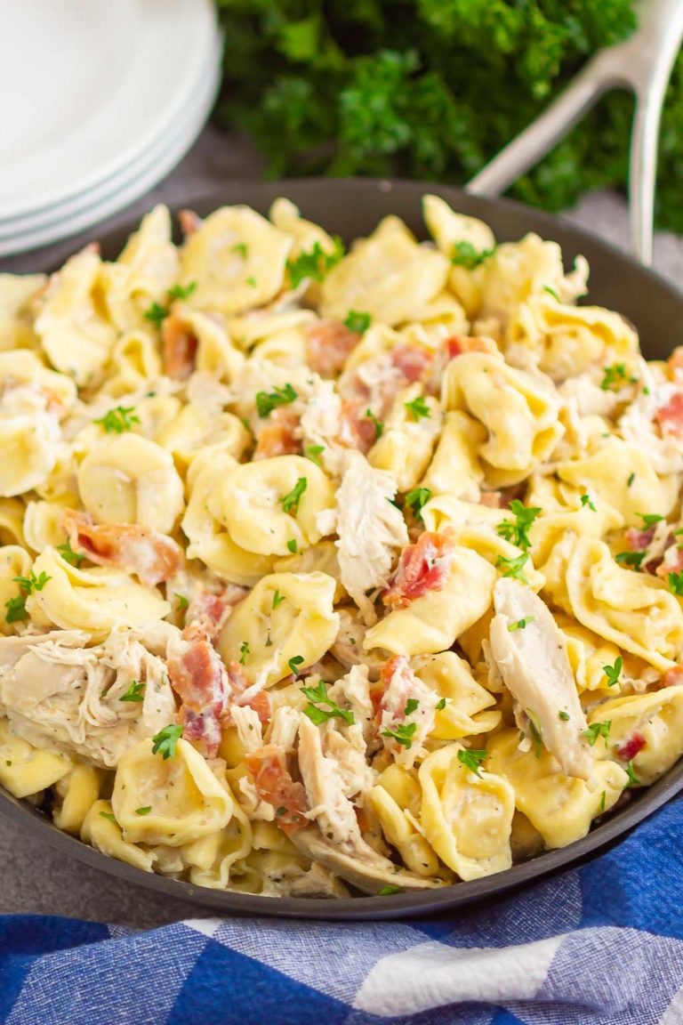 Chicken Bacon Ranch Tortellini - Pumpkin 'N Spice