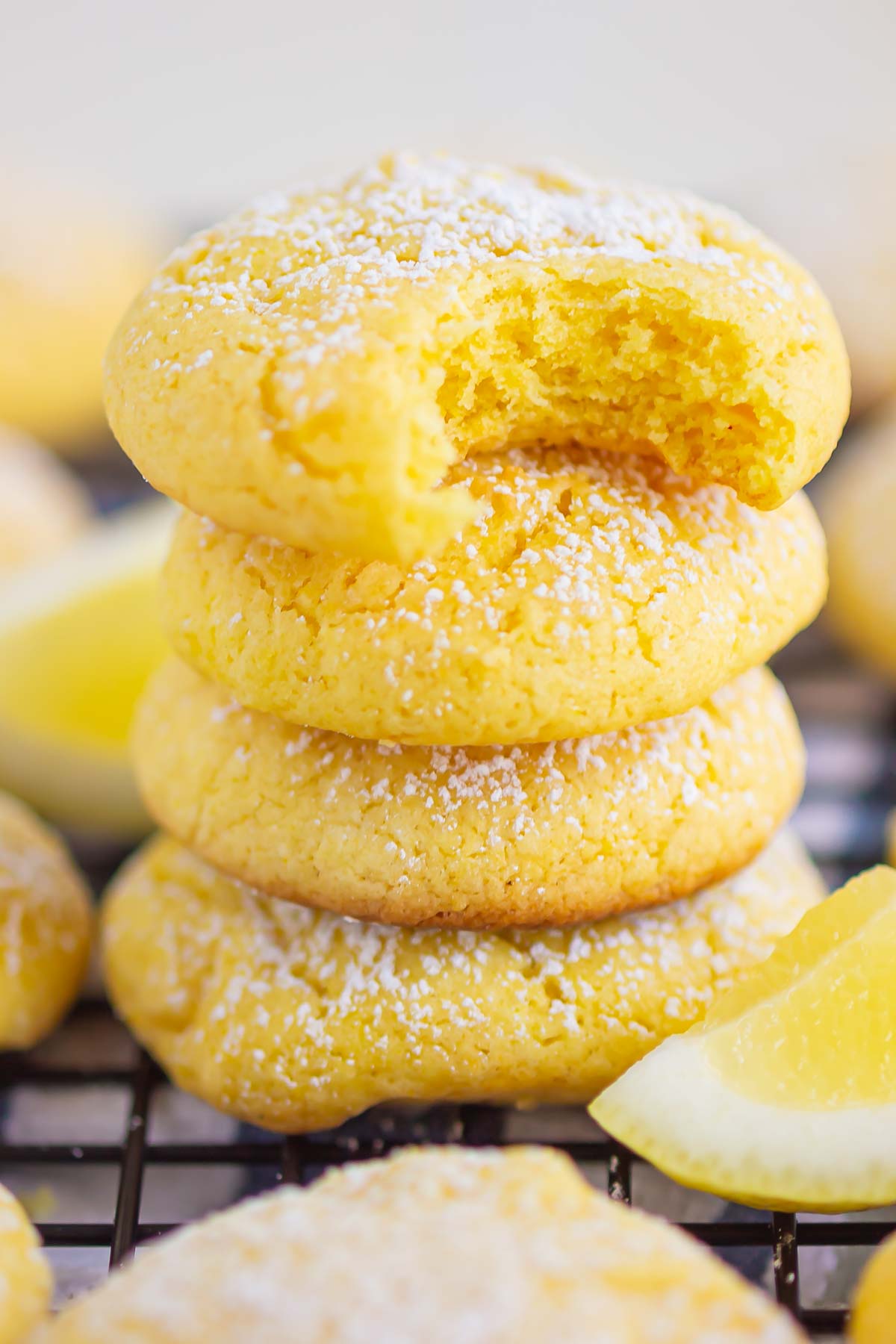 Lemon Cake Mix Cookies - Pumpkin 'N Spice