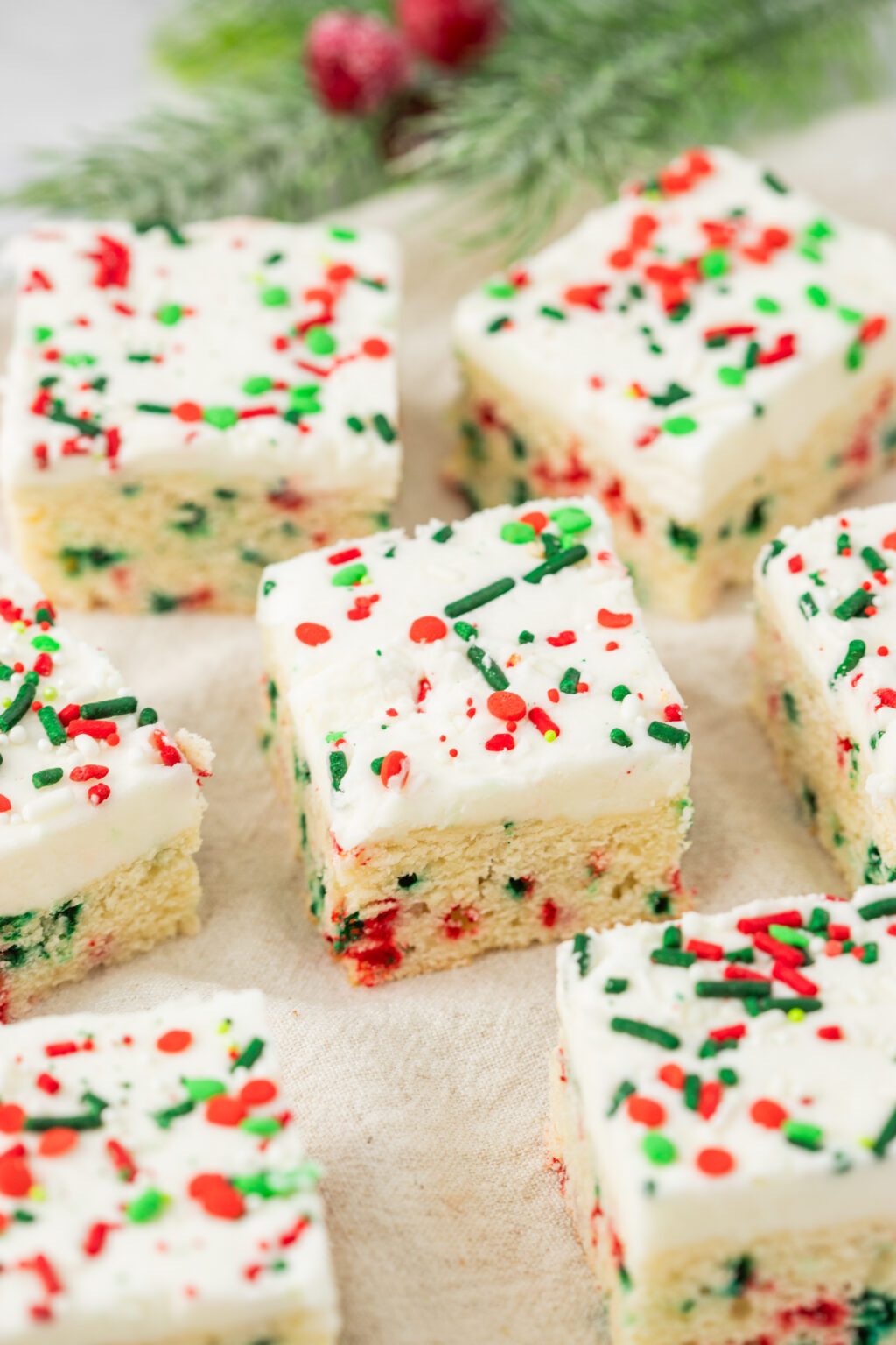 Christmas Sugar Cookie Bars - Pumpkin 'N Spice