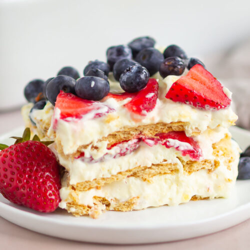 Red, White and Blue Icebox Cake - Pumpkin 'N Spice