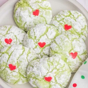 cookies on a white plate