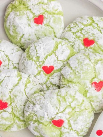 cookies on a white plate