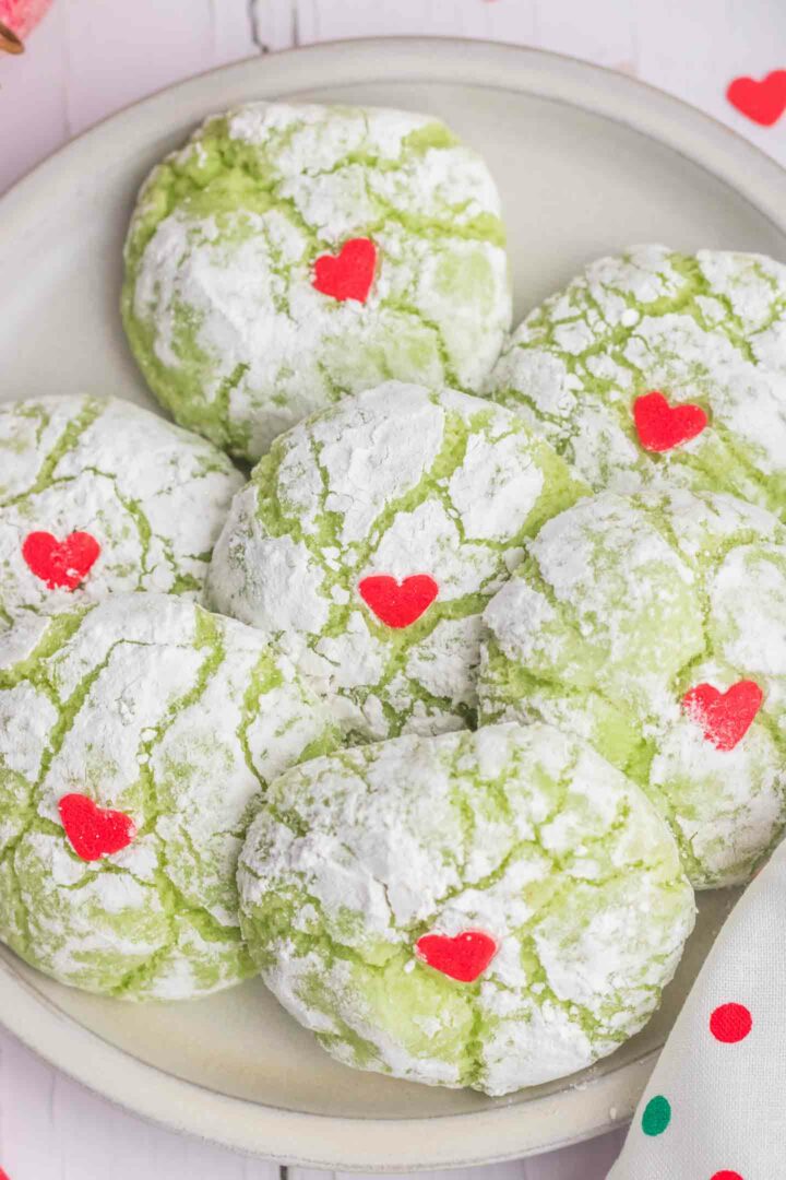 cookies on a white plate